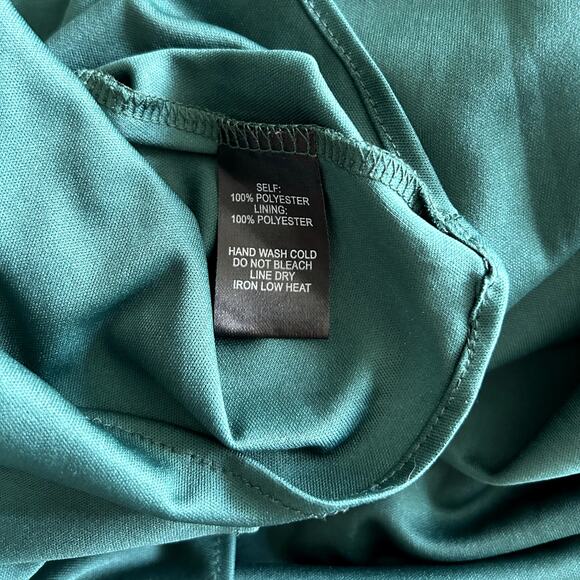 Lulus Strappy To Be Here Forest Green Lace-Up Maxi Dress Size Medium Formal Gown - Picture 16 of 16